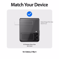 WHITESTONE EZ GLASS 2-PACK grūdintas stiklas GALAXY WITH FLIP 4