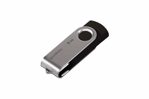 Goodram UTS2 USB atmintukas 8 GB USB A tipo 2.0 Juoda, Sidabras