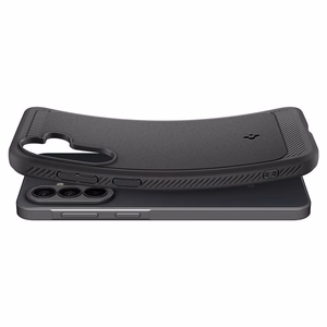 Spigen Rugged Armor dėklas Galaxy A37 5G matinis juodas