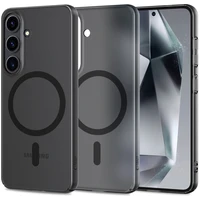 Tech-Protect MagSlim Magnetinis dėklas telefonui Samsung Galaxy S25 - Juodas