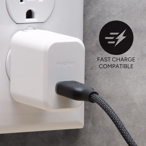 mophie Chargestream USB-C to USB-C kabelis 2m, juodas