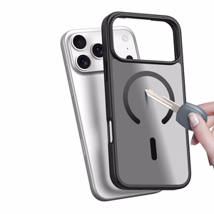 Dux Ducis Yind iPhone 17 Pro dėklas suderinamas su MagSafe - juodas