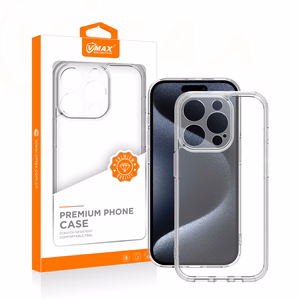 Vmax akrilinis Anti-drop dėklas telefonui iPhone 16 Plus 6,7" skaidrus