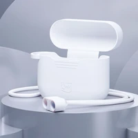 3mk silikoninis dėklas AirPods Pro 3 ausinėms – baltas