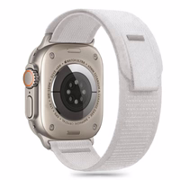 Tech-Protect Nailoninė dryžuota apyrankė Apple Watch 6 / 7 / 8 / 9 / 10 / SE / Ultra 1 / 2 (44 / 45 / 46 / 49 MM) - pilka
