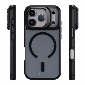 Чехол Etteri Morning Fog для iPhone 17 Pro Max 6.9" чёрный