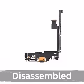 Krovimo lizdas skirtas iPhone 12 Pro Max su lanksčiąja jungtimi / Graphite / (100% originalu / iš įrenginio)