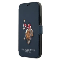 US Polo USFLBKP12LPUGFLNV iPhone 12 Pro Max 6,7" tamsiai mėlyna knyga Polo Embroidery kolekcija