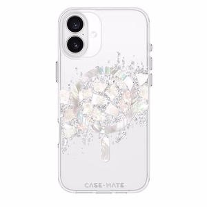 Case-Mate Karat MagSafe dėklas su perlamutro intarpais, skirtas iPhone 16 Plus, „A Touch of Pearl“