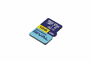 GOODRAM microSDXC 128GB V30 A2 UHS I U3 RIVAL + adapteris