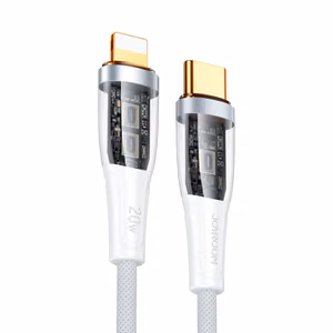 Joyroom Star-Cloud Series A3 USB-C / Lightning кабель 20W 1.2m со Smart Switch - белый
