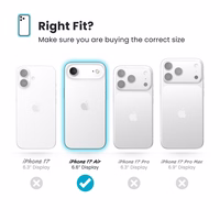 Speck Presidio2 Grip ClickLock & MagSafe - iPhone Air dėklas (Deep Sea / sidabrinis Metallic / Spell mėlynas)