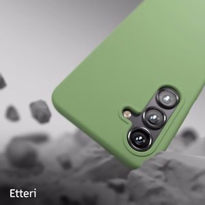 Etteri Silikoninis dėklas for Samsung Galaxy S24 FE šviesiai žalias