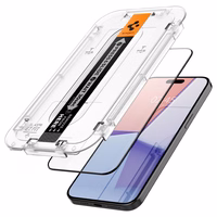 Spigen Glas.tR EZ Fit FC grūdintas stiklas iPhone 15 Pro Max - juodas