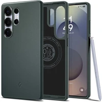 Spigen Thin Fit Mag dėklas telefonui Samsung Galaxy S25 Ultra - žalias
