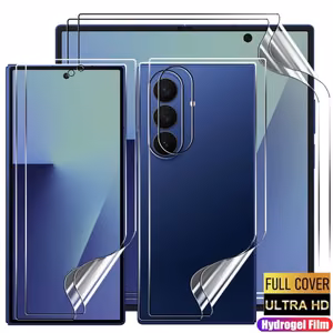 Apsauginis stikliukas "Flexible Clear HD" rinkinys 3in1 skirtas Samsung F956 Z Fold6 (Bulk)