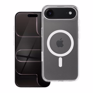 Dėklas telefonui su MagSafe iPhone 17 Air, skaidrus, elitinis, atsparus geltonėjimui, suderinamas su kameros valdymo mygtuku