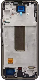 Ekranas Samsung A346 A34 5G 2023 su lietimui jautriu stikliuku ir rėmeliu Graphite OLED (real size)