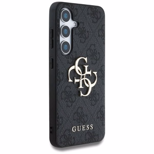 Guess didelis 4G logotipo dėklas Samsung Galaxy S25 juodas