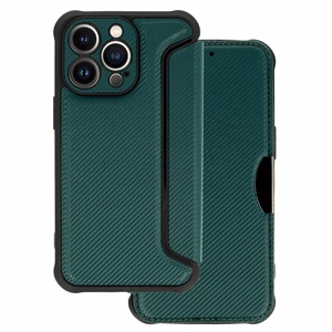 Razor Carbon Knygos dėklas Iphone 13 Pro Max tamsiai žalias