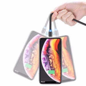 Kištukinis adapteris magnetiniam USB kabeliui Lightning sidabrinis