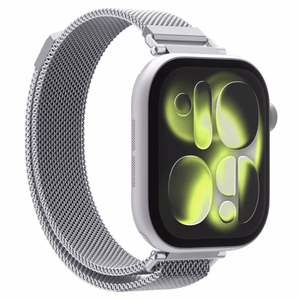 SPIGEN WBM4 dirželis APPLE WATCH 8 / 9 / 10 / 11 / SE (40 / 41 / 42 MM) sidabrinis