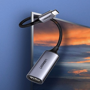 Ugreen USB Type C į HDMI 2.0 adapteris 4K @ 60 Hz Thunderbolt 3 MacBook / PC pilkas (70444)