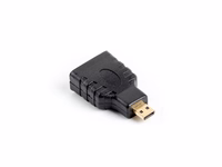 Lanberg AD-0015-BK kabelių lizdinio / kištukinio jungčių tipo keitiklis HDMI Micro HDMI Juoda