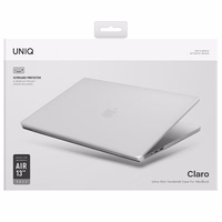 UNIQ dėklas Claro MacBook Air 13 M2/M3 skaidrus/dove matte skaidrus