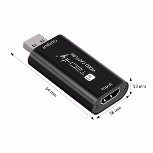 Techly I-USB-VIDEO-1080TY vaizdo signalo konverteris 1920 x 1080 pikselių