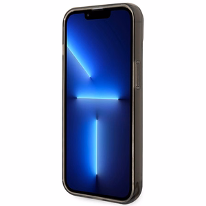 Guess GUHCP14SHGCOK kietas dėklas iPhone 14 6,1" Translucent – juodas