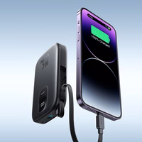 Išorinė baterija Power Bank Joyroom JR-PBF18 22.5W with Lightning cable 10000mAh juoda