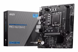 MSI Pro H610M-E motherboard Intel H610 LGA 1700 micro ATX