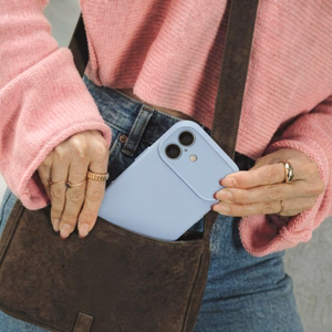 Tech-Protect silikoninis magnetinis dėklas MagSafe iPhone 17 telefonui - mėlynas