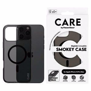 CARE by PanzerGlass Flagship dėklas telefonui iPhone 16 Pro Max 6.9" dūminis Magnetinis 1352