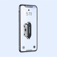 Automobilinis laikiklis Wozinsky "WMH-06" sidabrinis (magnetinis / lipinamas)