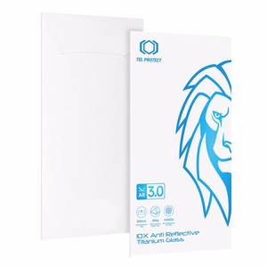 Grūdintas stiklas Tel Protect 10X AR 3.0 AntiReflective Titanium skirtas Iphone 15 Pro (vokas)