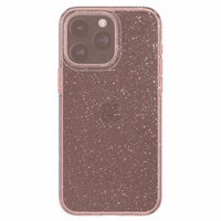 Spigen Liquid Crystal Glitter dėklas telefonui iPhone 15 Pro Max - rožinis/skaidrus
