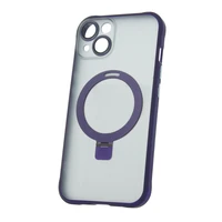 Mag Ring dėklas telefonui iPhone 14 6,1" violetinis