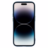 Vennus Silikoninis širdies dizaino dėklas telefonui Iphone 14 Pro dizainas 1 tamsiai mėlynas