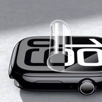 "Tech-Protect Supreme Hydrogel" hidrogelio plėvelės rinkinys, skirtas "Apple Watch 10" 46 mm laikrodžiui - skaidrus