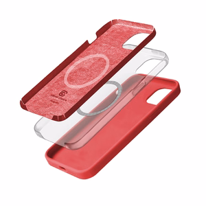 Crong Color Cover Magnetic MagSafe dėklas, skirtas iPhone 15, rožinis