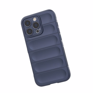 Чехол Magic Shield для iPhone 13 Pro гибкий бронированный тёмно-синий