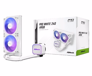 ASRock Pro White 240 ARGB aušinimo sistema