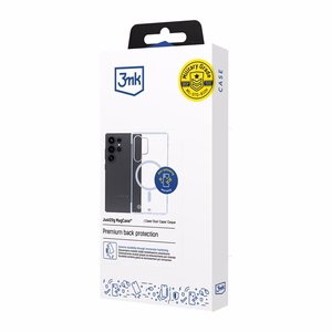3mk Just20g MagCase dėklas telefonui Samsung Galaxy S25 Ultra - skaidrus