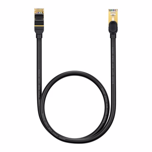 Baseus Ethernet RJ45, 10Gbps, 1m tinklo kabelis (juodas)