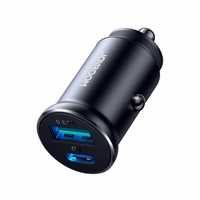 Įkroviklis automobilinis Joyroom (JR-CCN05) (1xUSB-C; 1xUSB; 30W) juodas