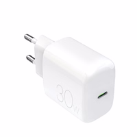 Puro PROLITE 30W sieninis įkroviklis USB-C - baltas