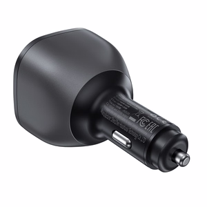 Acefast B14 automobilinis įkroviklis 165W 2x USB-C 1x USB-A - juodas
