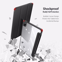 Dėklas Dux Ducis Toby Samsung X110/X115 Tab A9 8.7/X130/X135 Tab A11 8.7 juodas